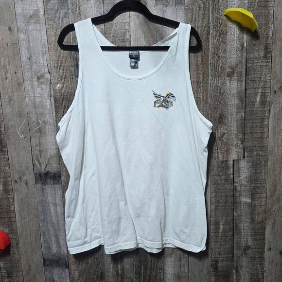 Loser Machine Urban Outfitters White Graphic Eagle Tank Top - Picture 1 of 6